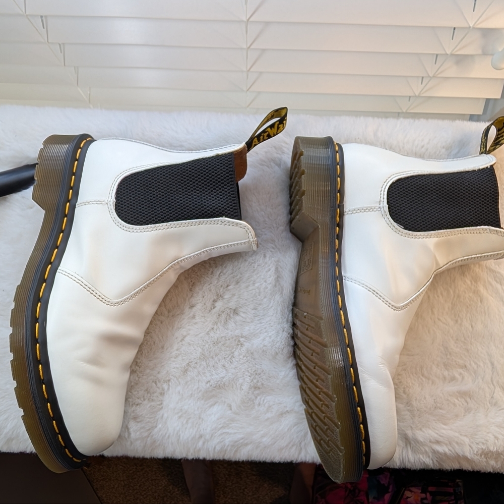 Dr. Martens 2976 Bex Chelsea Boots White | Men’s 8 / Women’s 9 | Platform Sole - Picture 5 of 16